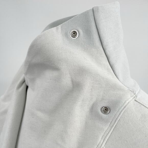 Lululemon Rulu Rally Wrap Heathered Ocean Mist Cozy Neutral Minimalist Sweater 6 - Picture 8 of 15